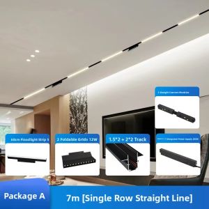 JINFI | Magnetic Track Lighting Kit for Living Room and Bedroom LED Strip Light Without Borders