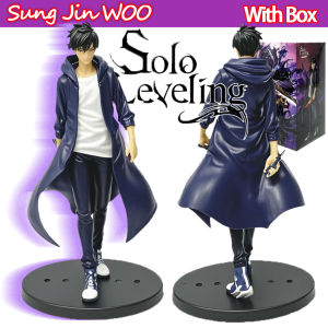 Bandai | In Stock Solo Leveling (Anime Version) Figure -Sung Jinwoo Action Figure 21cm PVC Collect Model Figure Display Anime Merchandise
