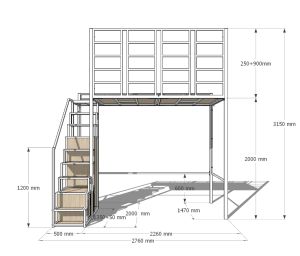 Loft bed customize singapore