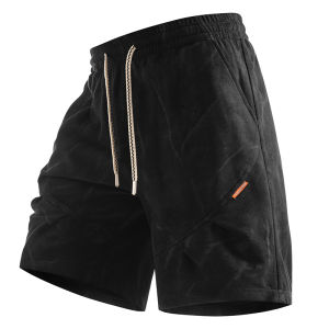 กางเกงขาสั้นชายทรงหลวม 5 นิ้ว ทรงหลวม กางเกงวิ่งชาย กางเกงชายหาดแห้งเร็ว กางเกงขายาวทรงหลวมสำหรับฤดูร้อน