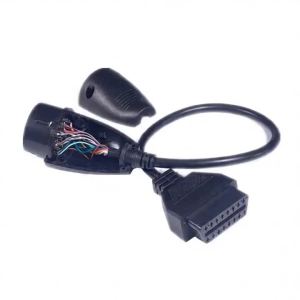For Benz 38Pin to 16Pin OBD2 Adapter Cable - Full Pin Diagnostic Connector for Mercedes 38 Pin OBD Connector for Be-nz 16 Pin