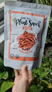 [NEW] Natures Superfoods Organic Crunchy Bean Sticks Snack – Vegan BBQ 100G Pack - Healthy Natural Gluten Free Halal