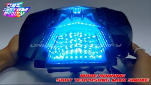 LAMPU REM BEAT ESP ECO LED RUNNING 8 10 MODE OTOMATIS MANUAL GRATIS LAMPU SENJA T10