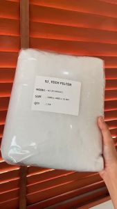 ใยกรองฝุ่นสีขาว Pre Filter Roll G3 ชนิดละเอียด ใยกันไฟลาม หนา 10มิล กรองได้อเนกประสงค์ ขนาด 500 x 500 หนา10 mm