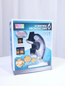 Childrens Microscope Kit | 1200X Magnification | Kids Educational Science Toy High Definition Learning Gift Idea