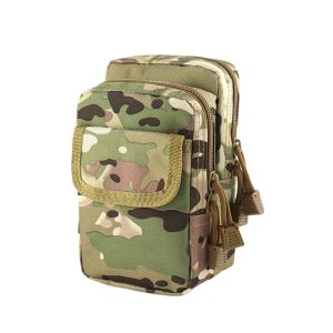 Outdoor Sports Multifunctional Large Capacity Tactical Waist Bag Wear Belt Mobile Phone Bag Wear Resistant Waterproof 3rd Accessory Hanging Bag