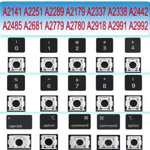 New For Macbook Individual Number 0 to 9 Key+Hinge A2141 A2251 A2289 A2179 A2337 A2338 2442 A2485 A2681 A2779 A2780 A2918 Repair