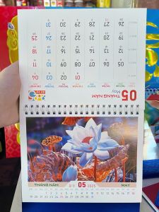 Lịch Để Bàn Chữ A và M 2026 Có Lịch Âm Và Phần Ghi Chú