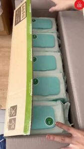 Combo 10 Gói Khăn Ướt Nhập Khẩu Hàn Quốc Bebesup Light 80 Tờ