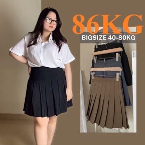Chân Váy Xếp Ly Tennis Bigsize tới 86Kg Vải tuyết mưa cao cấp Đi chơi đi tiệc đi làm chơi đi học Dài 45CM dây kéo bên sườn