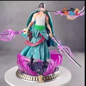 Mô Hình Zoro Wano kiếm Enma Đẫm Máu siêu ngầu cao 22 cm 3 kiếm Haki cao cấp Full box - Mô hình One Piece Giá Sỉ