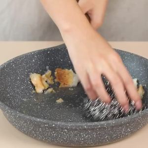 10/15/20cm Cast Iron Cleaner Kitchen Rust Pot Pans Cleaning Scrubber Steel Rust Remover Scraper Brush Kit Metal Cleaning Brush