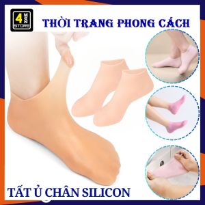 Vớ Silicon - Tất Ủ Chân Ủ Kem Dưỡng Chống Khô Da Nứt Nẻ Chai Sằn Bàn Chân Co Giãn Tốt Không Gây Bí Chân / Tất Silicon Ủ Kem Phục Hồi Nứt Nẻ Chai Sằn Chăm Sóc Bàn Chân Cho Nam Nữ