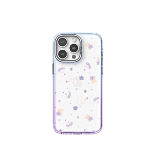 FUNNY RICH | Innovative Starry Dream Bear Design Magnetic Drop Protection Case for iPhone 18