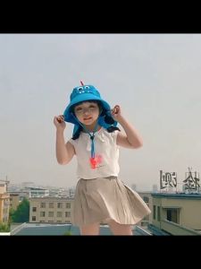 Breathable Children Sun Hat with Mesh and Adjustable Chin Strap UV Protection Boys Girls Beach Hat