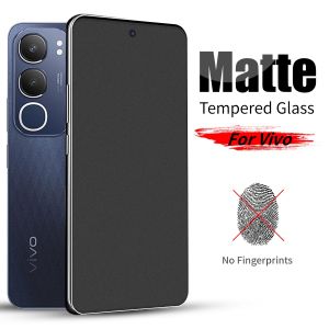 3 Pcs 9H Frosted Matte Anti fingerprints Tempered Glass For Vivo Y02 Y03 Y15 Y33 Y51 t a s Y16 Y3s Y11 Y12i Y19 Y12 Y15 Y17 U10 Y18 Y20 Y21 Y22 Y27 Y28 Y29 Y30 Y53 Y91 C Y1 i s Y35 Y36 Y50 Y52 Y55 Y72 Y73 Y75 Y76 Y77 Y93 Y95 4G 5G Screen Protector