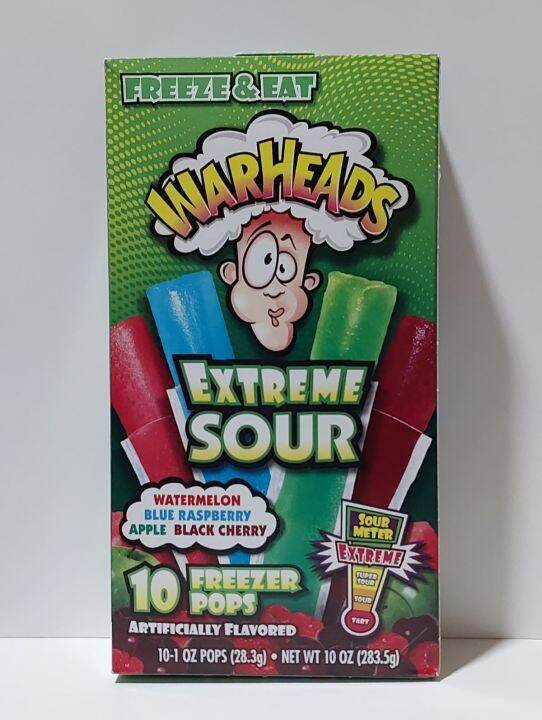 WARHEADS EXTREME SOUR FREEZER POPS 283g. | Lazada PH