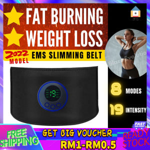 【Malaysia Spot Sale】Muscle Stimulator abs Stimulator 8 Modes 19 Intensity Rechargeable Smart EMS Abs Stimulator Fitness Training Gear for Muscle Abdominal Smart Fitness abs Stimulator muscle stimulator