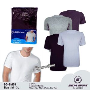 Kaos Oblong Pria SEM: Kesan Santai & Stylish