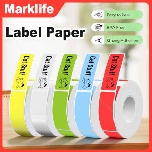Label Papers for Marklife Thermal Label Printer Adhesive Sticker Thermal Tape Paper Roll For P15P12D30M110M220M1Home Use