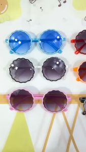 Kacamata Anak 6623 Kaca Mata Hitam Anak Model Bulat Gelombang High Quality Kids Sunglasses Kaca Mata
