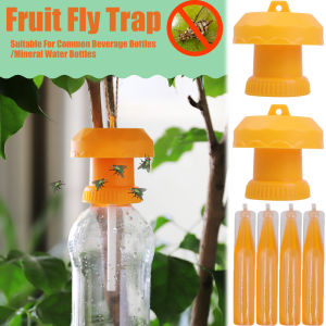 🔥ที่ดักแมลงวันผลไม้ดึงดูดแมลงพลาสติกสีเหลืองกับดักแมลงแตงผลไม้กับดักผึ้งต้นไม้แมลงแขวนต้นไม้เหมาะสำหรับฟาร์มครอบครัวสวนผลไม้