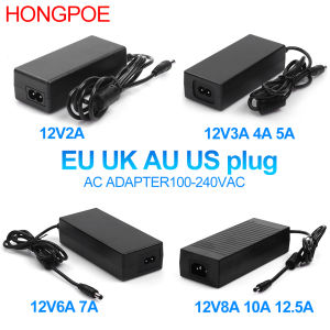 DC 12V Adapter Power Supply AC 100V-240V 1A 2A 3A 5A 6A 8A 10A 12.5A Charger Converter Adaptor For LED Strips Light CCTV Motor