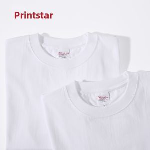 Printstar | White Heavy Pure Cotton Short Sleeve T-Shirt