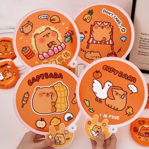 Summer Hand Fans Cute Cartoon Folding Fan Portable Small Fan with Handle