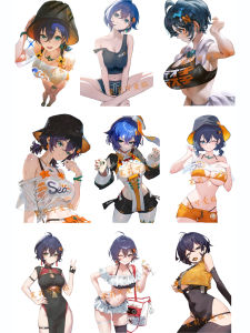 สติกเกอร์กระเป๋าเดินทางโน้ตบุ๊กคอมพิวเตอร์โน้ตบุ๊กคอมพิวเตอร์เกมอนิเมะดูซีรี่ย์ทวีชันอื่นๆ อุปกรณ์เสริม