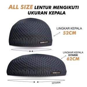 peci asagofa putih polos