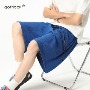 QOTRIOCK | Vintage Snake Scale Print Loose Breathable Short