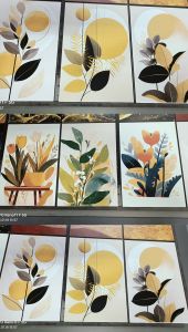 3 Pcs/set Bohemian Wall INS Decoration Painting Living Room Scene Printing Art Decoration