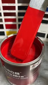 2K Paint  FERRARI COLOURS  322 323 Rosso Red 4305 Yellow SOLID SERIES Colour Car Motor Paint DIY Cat Bancuh Kereta