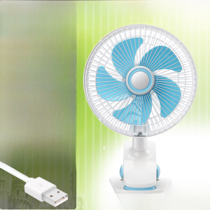 USB Clip-on Dormitory Bed Rechargeable Mini Small Desktop Office Fan Household Outdoor Long Endurance 8-Inch
