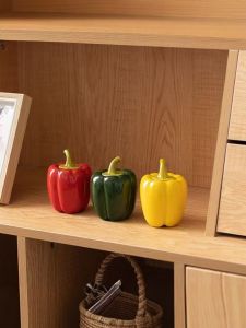 Portable Ceramic Tea Leaf Storage Jar Simulated Pepper Tea Dust Spice Sealable Preservation Canister Handmade Porcelain Tea Set