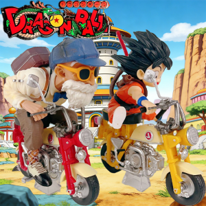 Bandai | New Dragon Ball Z Anime Figure Son Goku Master Roshi Locomotives PVC Action Toys