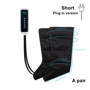Jinkairui | Electric Air Pressure Leg Massager Kneading Squeeze Deep Relaxation Calf Foot with Remote Control Sports Recovery Gift