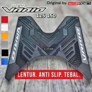karpet pijakan kaki V3 NEW VARIO 125 150 2017-2023 rubber premium MOTOPAD27