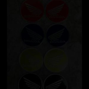 For Honda Motorcycle round Label 3D Stereo Fuel Tank Stickers Logo CBR600 CBR150 Locomotive Epoxy Labeling