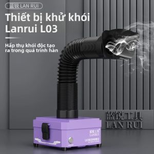 Máy Lọc Khói Hàn Lanrui L03 12V Thiết Bị Hút Khói Sửa Chữa Điện Thoại Di Động Máy Hút Khói Cắt Sương Mù