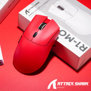 ATTACK SHARK | Attack Shark R1 Wireless Mouse for Gaming 1000 Hz PAW3311 SensorRechargeableBluetooth Tri-modeErgonomic