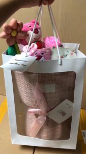 Hàng Loại 1 To - Bó Hoa Nhồi Bông Hình Chú Gấu Dễ Thương Gấu Dâu Gấu Lotso Dùng Làm Quà Tặng 20/10 Cao Cấp