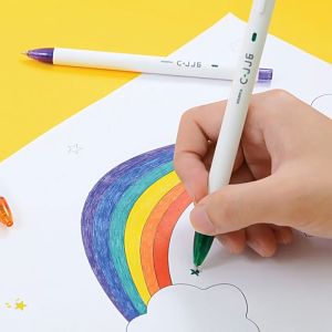Zebra Rainbow Retractable Gel Pen 0.5mm - 8 color Set