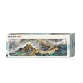 Chinese Style 1000 Piece Puzzle Mountain Water Landscape Painting Wealth Attracting Lucky Great Wall of China Decoration Gift. 