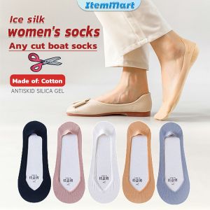 ItemMart Ice Silk Women's Socks: Comfortable & Non-Slip Solutions