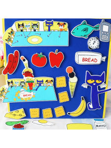 Bộ Đồ Chơi Giáo Dục Sớm Pet Cat Dành Cho Trẻ Em Từ 3-12 Tuổi Bằng Vải Trung Quốc Sản Phẩm Biểu Diễn Lớp Học Cho Trẻ Mẫu Giáo