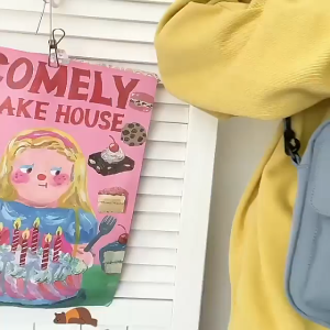 Tas Selempang Mini Wanita Hijau Army Korean Style