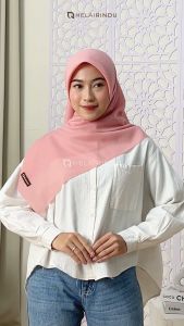 HELAIRINDU Jilbab Square Kerudung Segiempat Lasercut Voal Ultrafine Annisa
