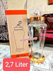 BOTOL/WADAH GINSENG Kaca KOREA...Ukuran 27 Liter Besar.